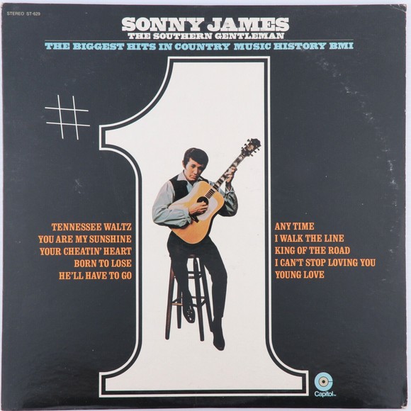 Sonny James The Biggest Hits In Country Music History BMI 12" LP Vinyl ST-629 LA - Picture 1 of 11
